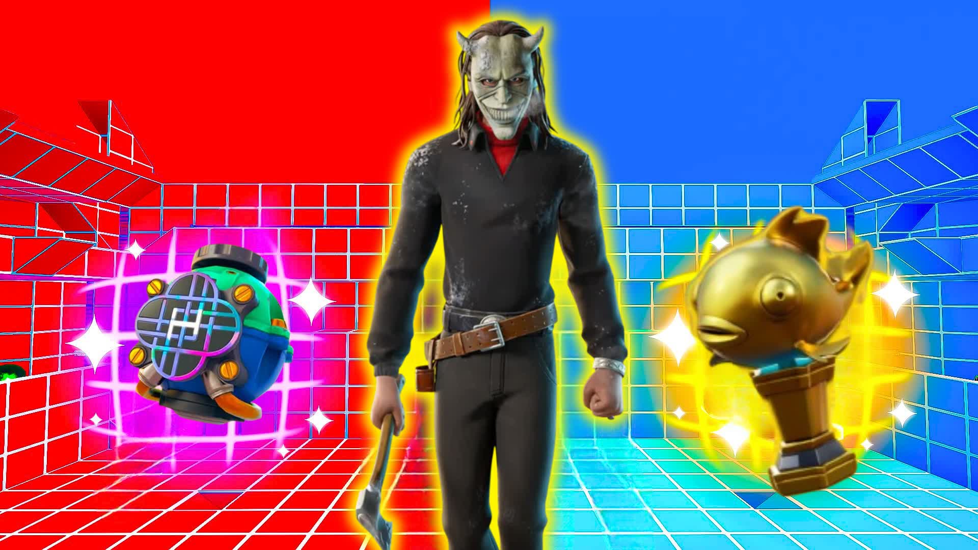 SUPER CRAZY RED VS BLUE 🔴🔵 KHUNTERS👹