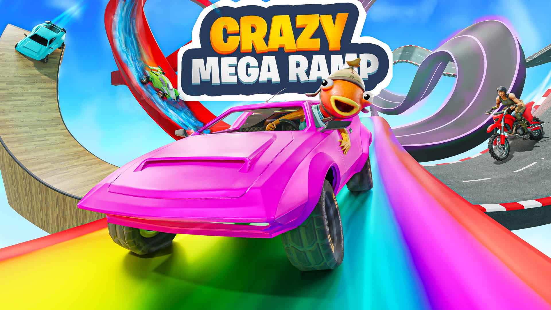 CRAZY MEGA RAMP | ALL CARS
