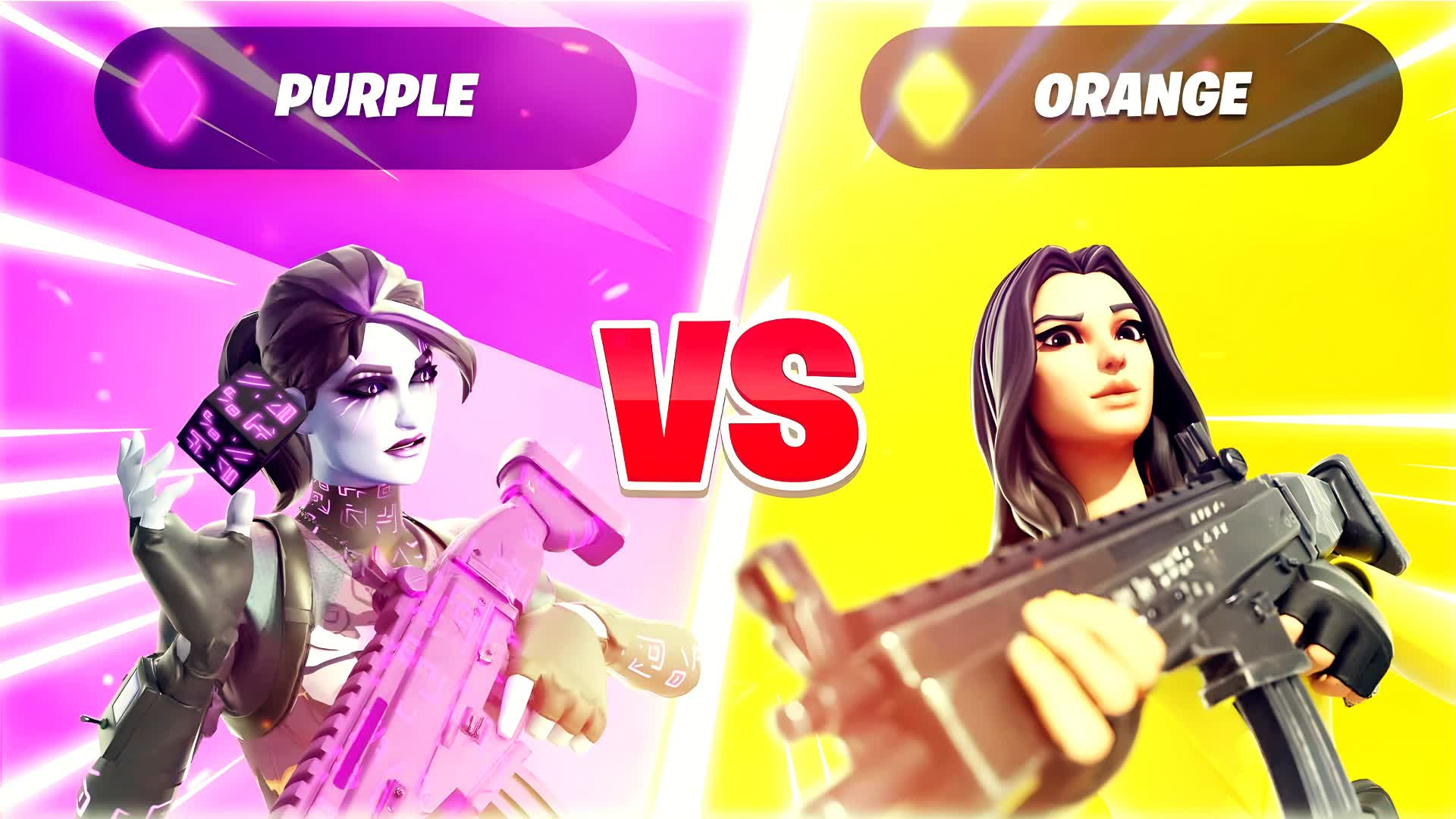 Crazy Orange vs Purple 🟠🟣