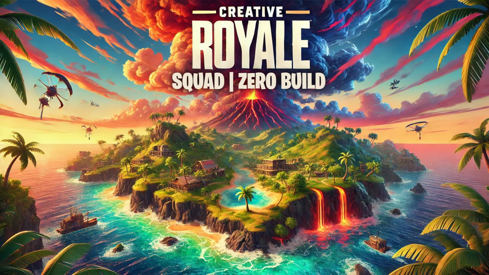 🔫CREATIVE ROYALE: SQUAD (ZERO BUILD)🔫