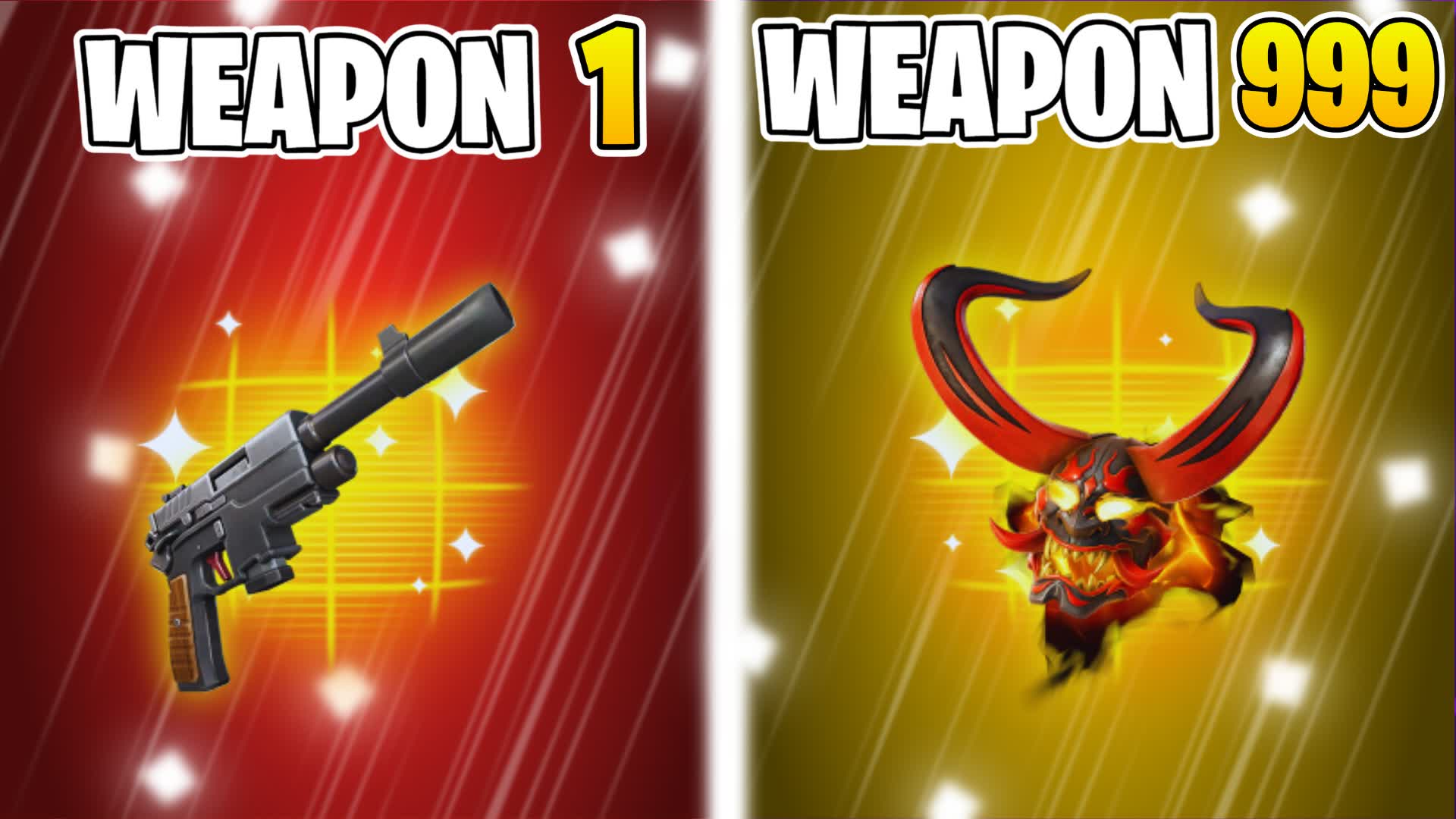 MEGA GUN GAME - ALL WEAPONS - ONE SHOT