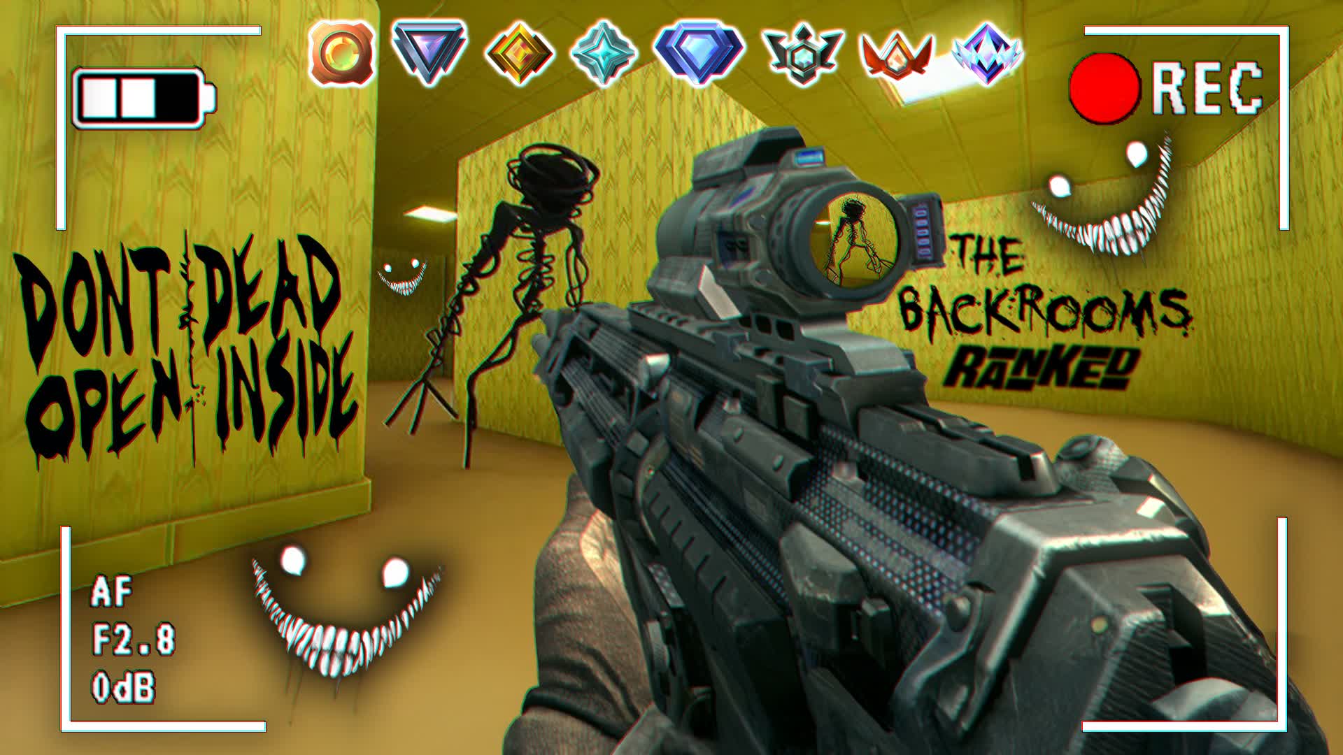 😱THE BACKROOMS GUN GAME🔫ONE SHOT🎯FPS
