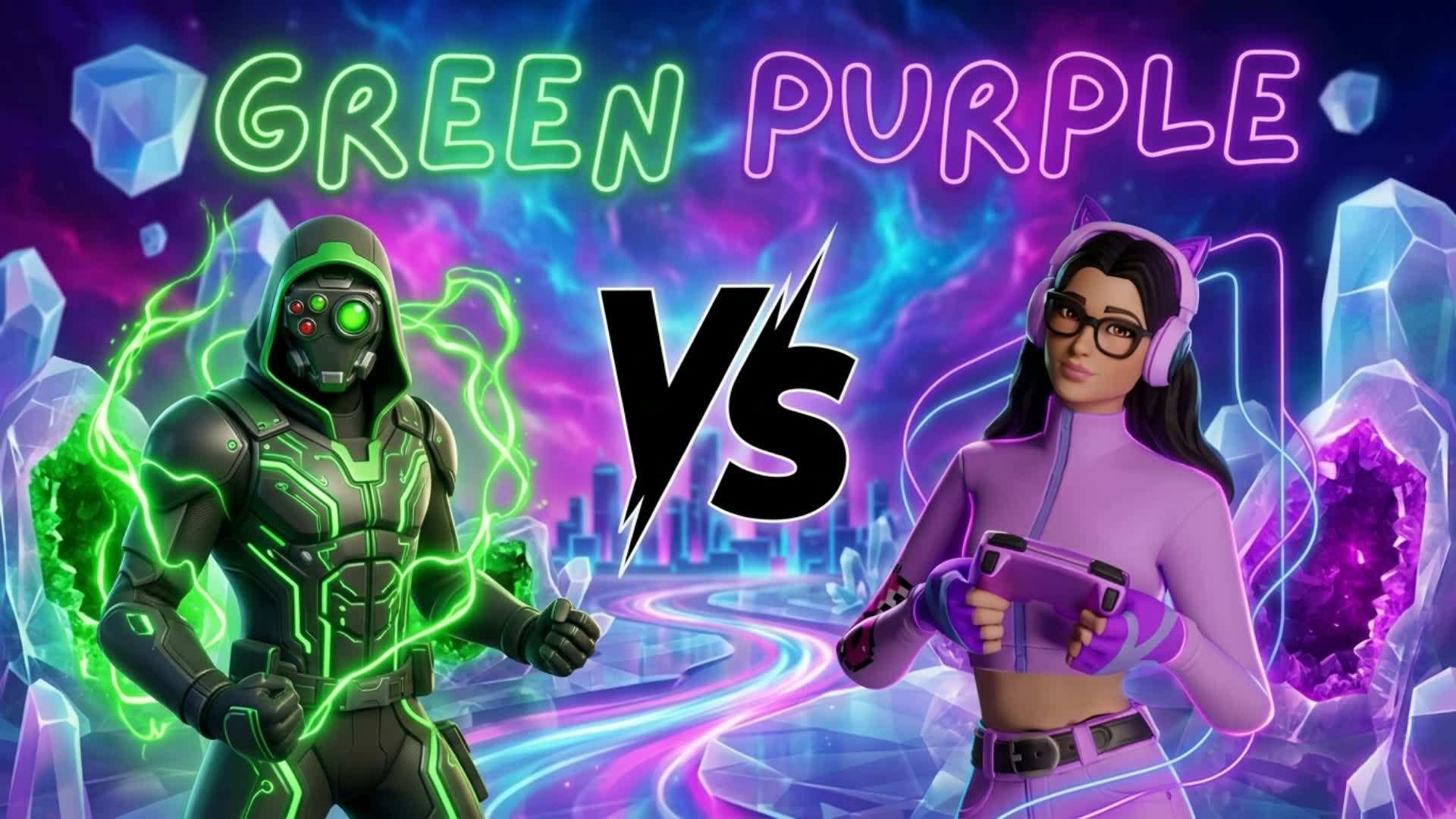 Green vs Purple (Zone Wars)
