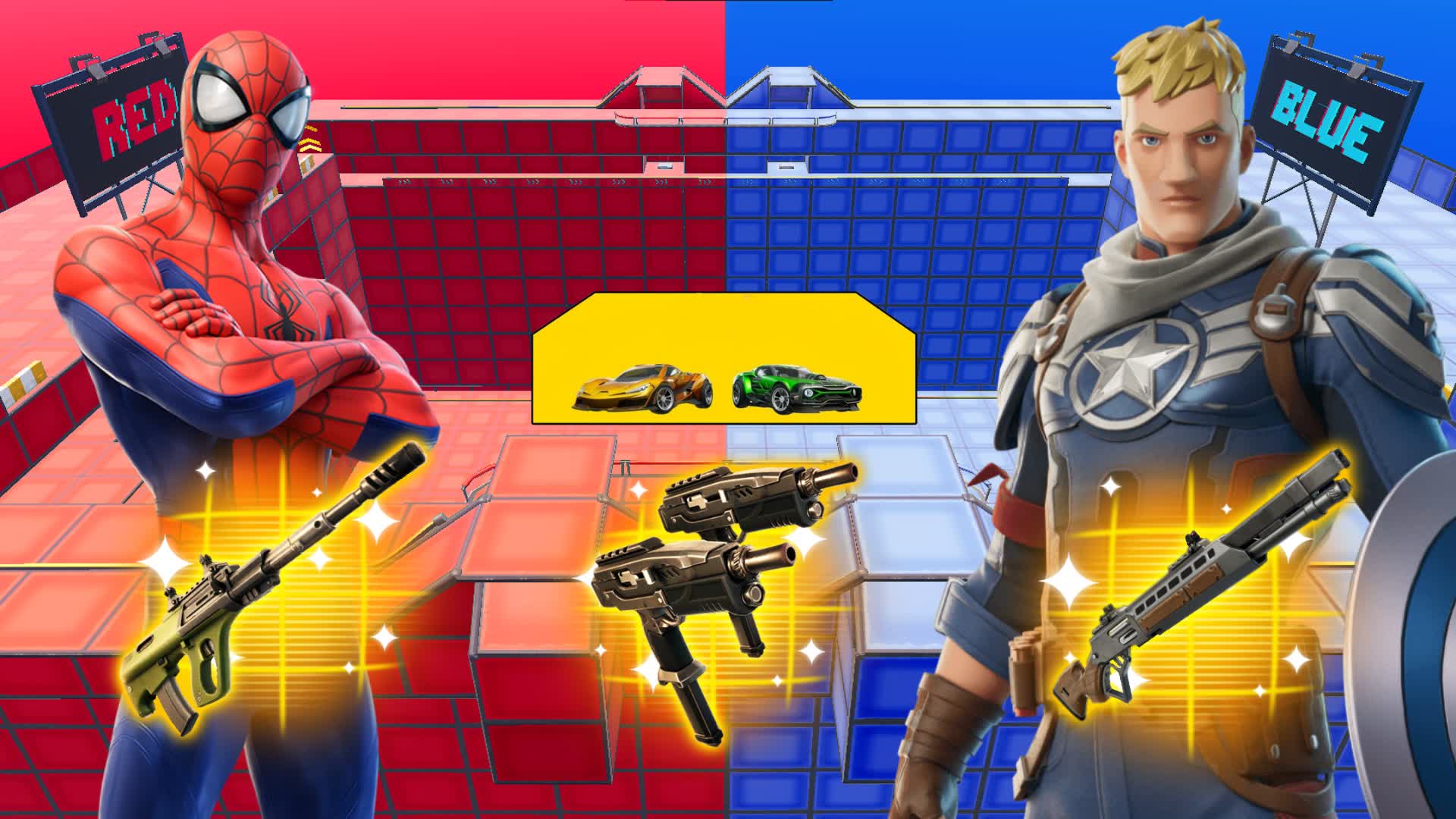🔵 SUPERHEROES RED VS BLUE 🔴[ROGUELIKE]