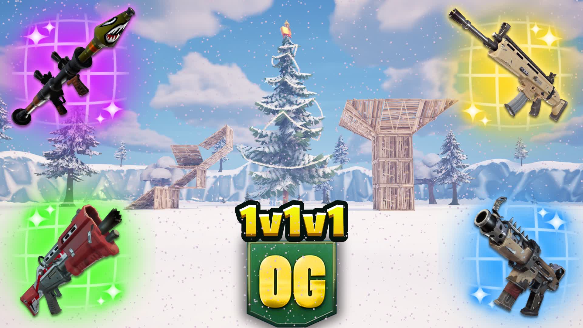 ⛄WINTER OG 1V1V1 ❄️ REALISTIC FFA