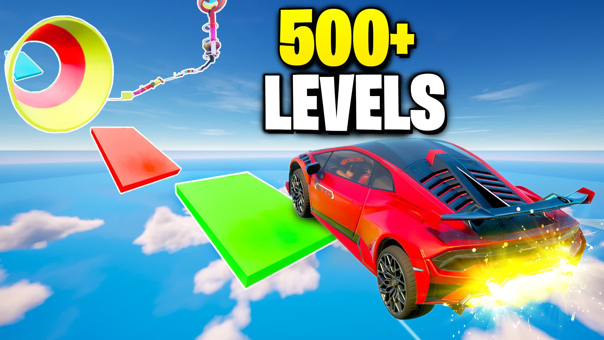 EPIC OBBY CAR PARKOUR 🚀 500 LEVELS