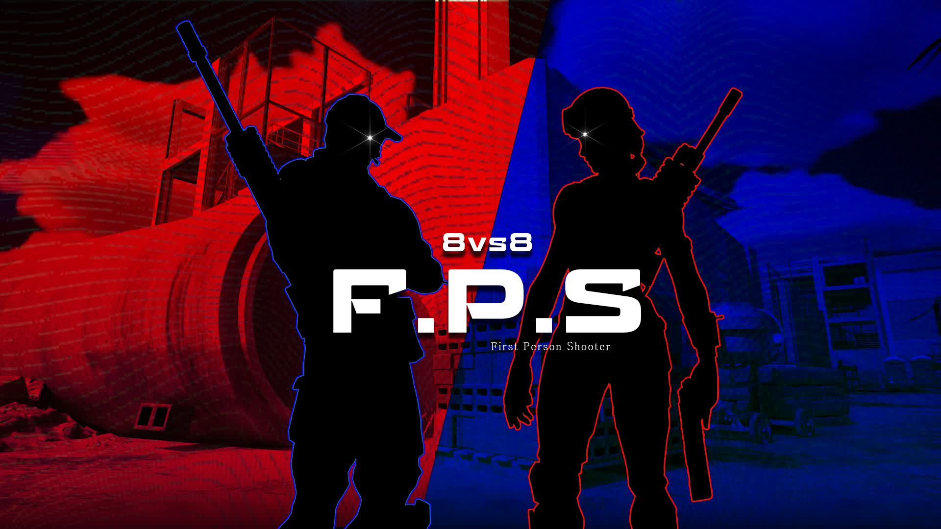🎪FPS RED vs BLUE Zone War🎪
