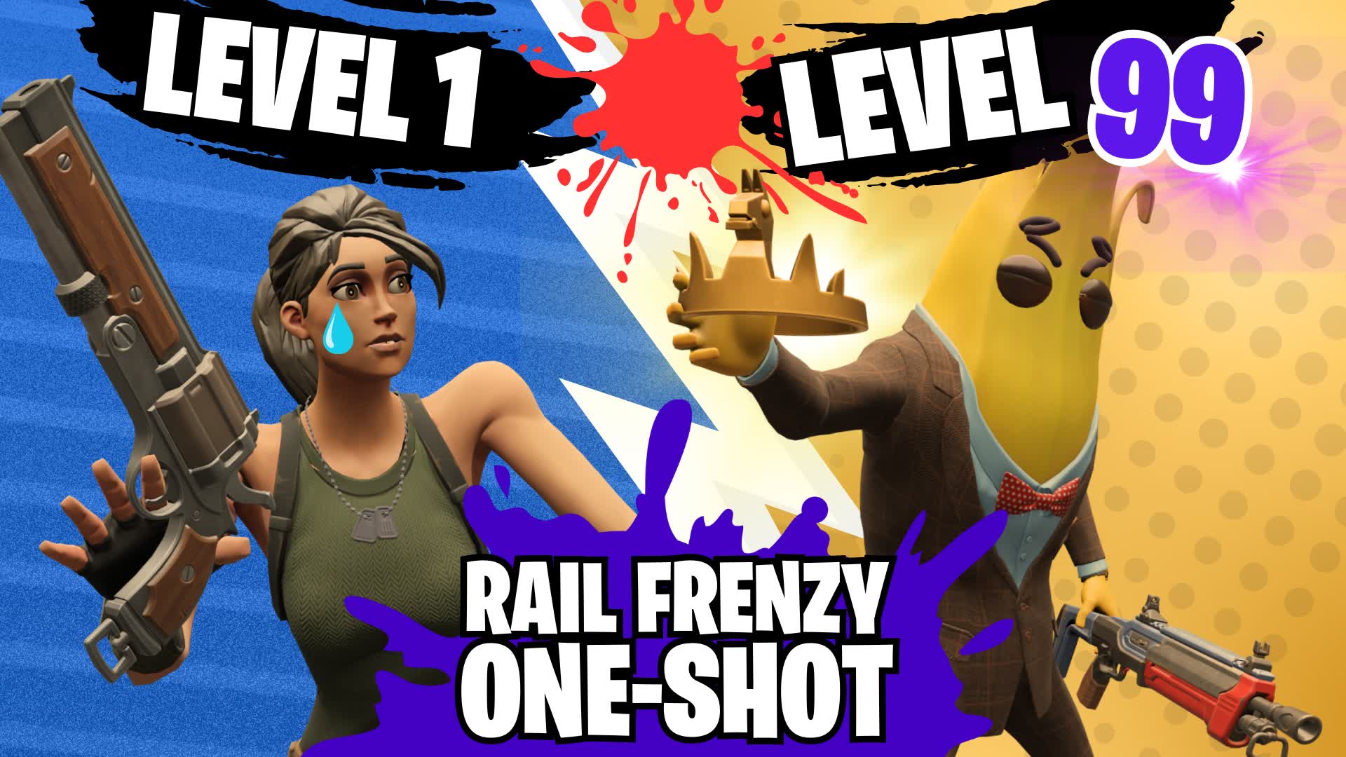 💥 FRENZY RAIL ONE-SHOT💥GUNGAME FFA 💥