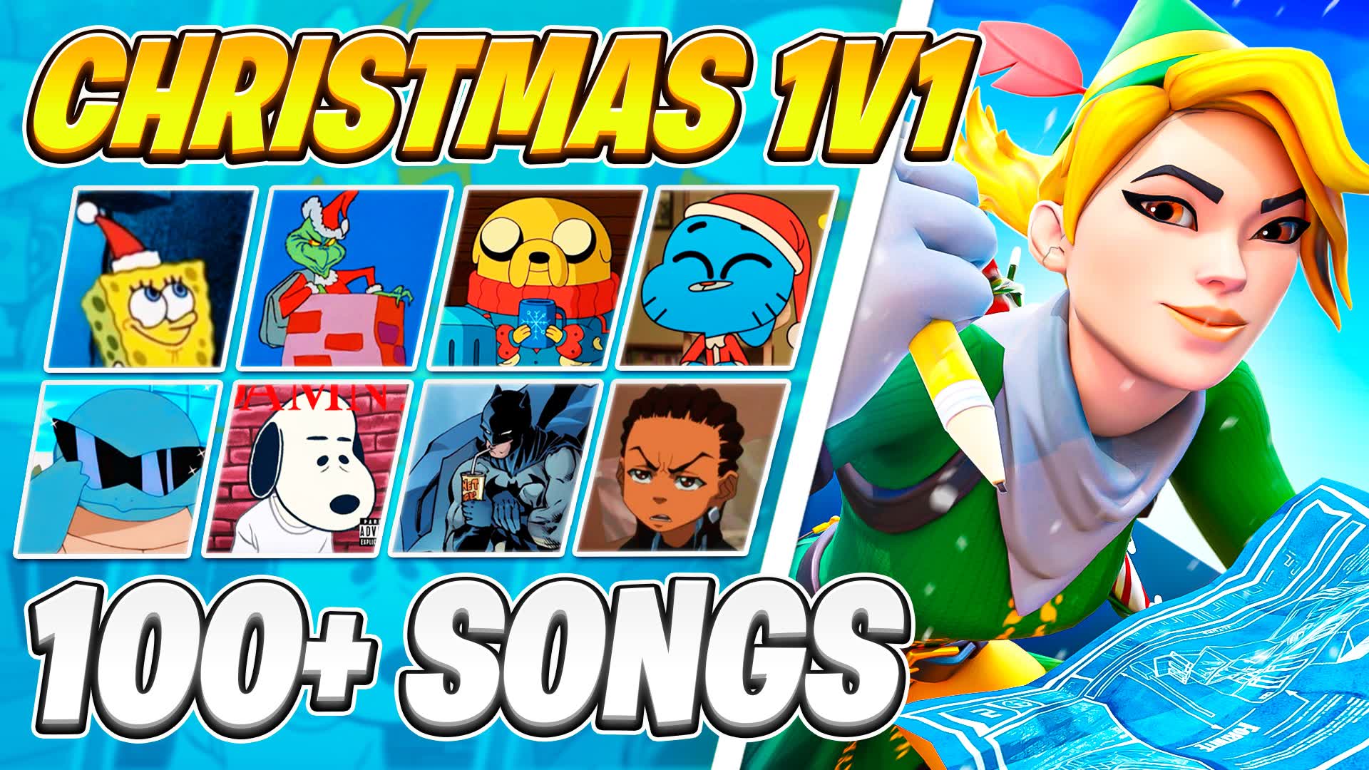 🎅 Best 1v1 OG Weapons ✨ [100+ SONGS]