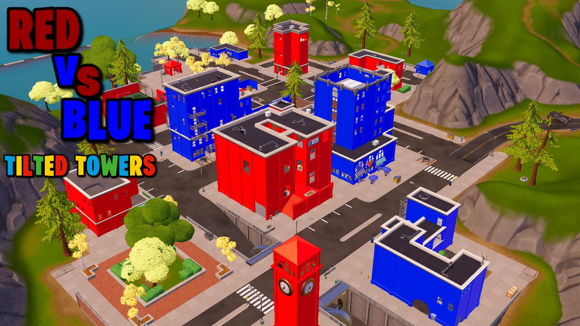 RED VS BLUE⭐TILTED TOWERS⭐