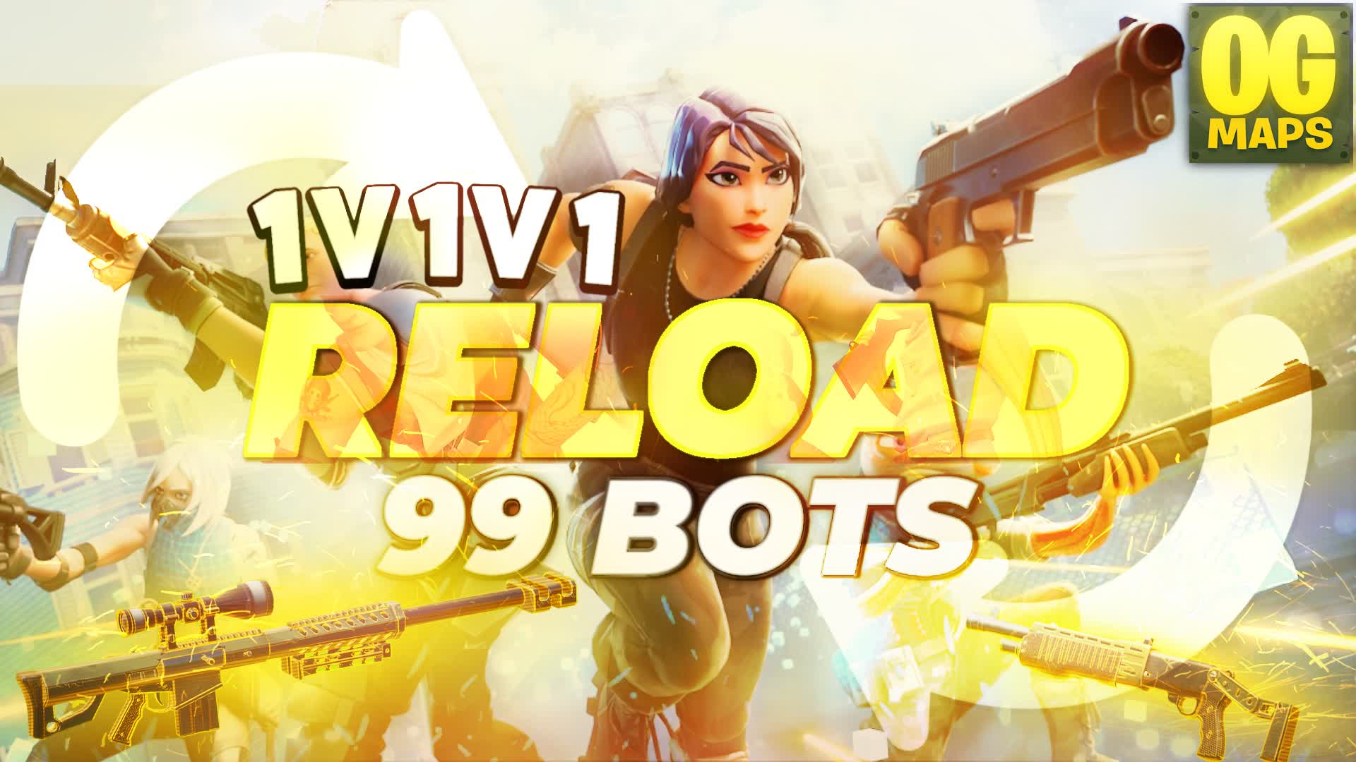 RELOAD 1V1V1 99 BOTS FARM ROYALE