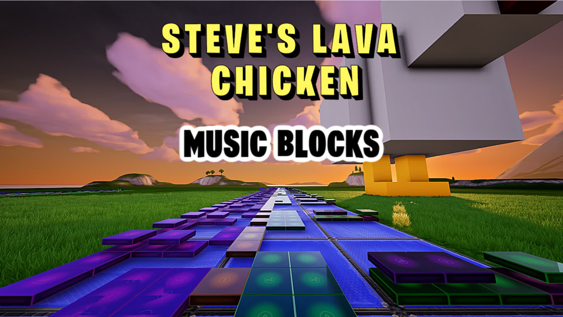 Steve Lava Chicken Music Blocks Cover
