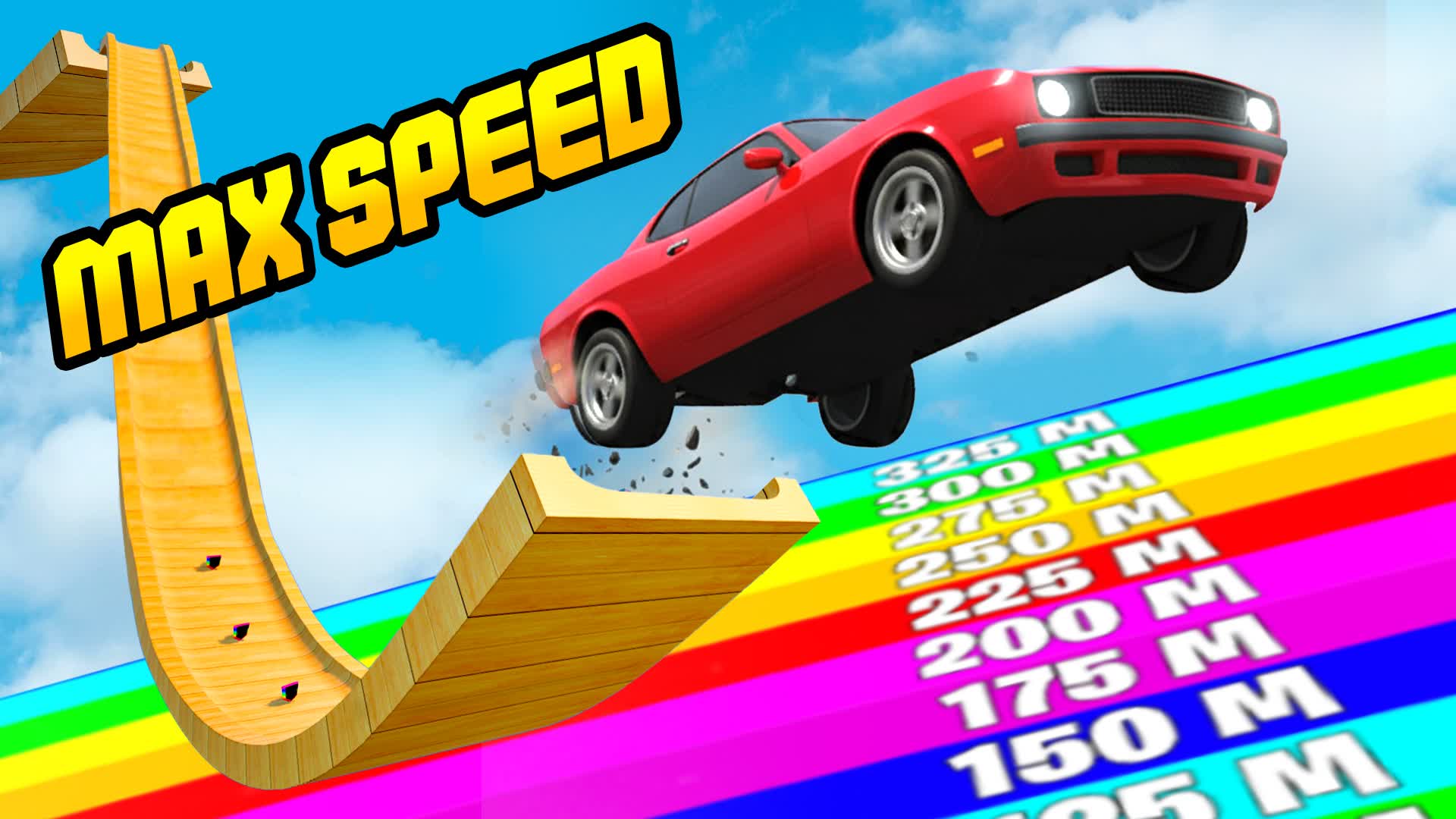 RAMP JUMP CAR DRIVE