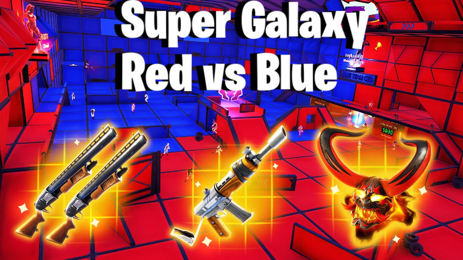 Ninja Galaxy Red vs Blue