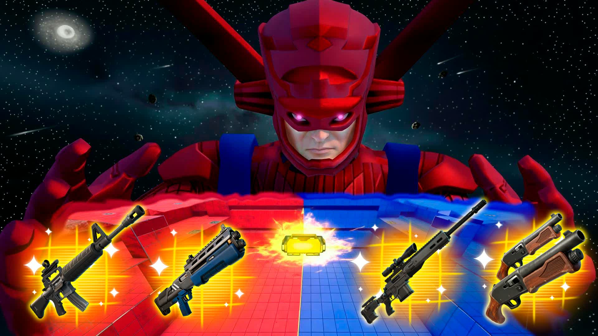 GALACTUS BOSSFIGHT🔥🔴RED VS BLUE🔵