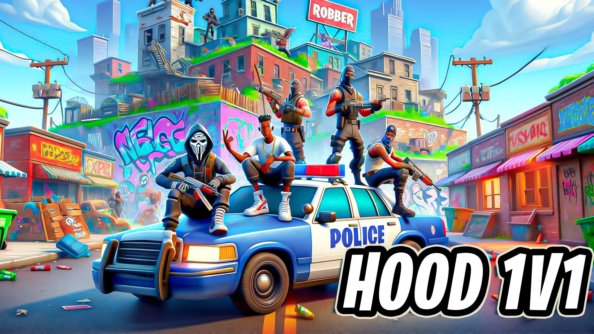 🚔 HOOD 1V1