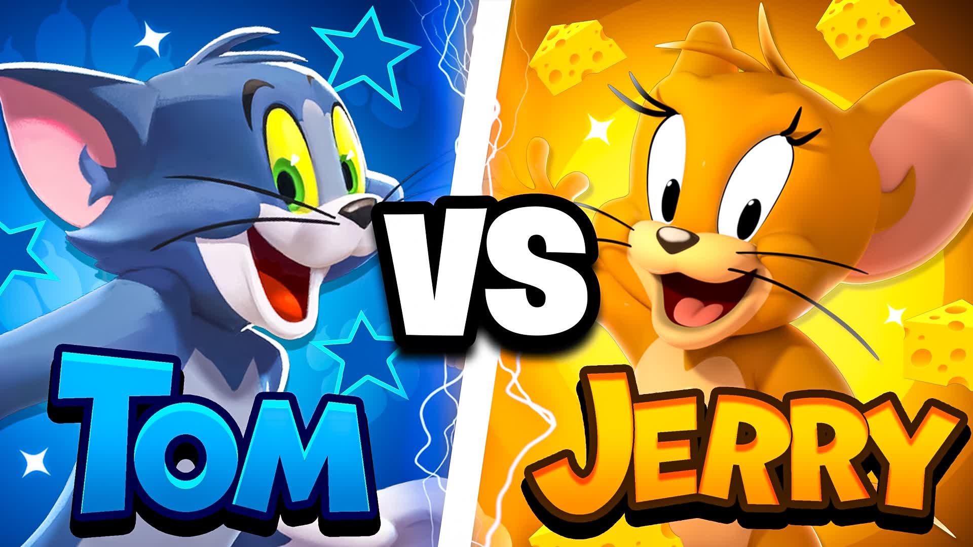 CUSTOM TOM VS JERRY 🔴 🔵