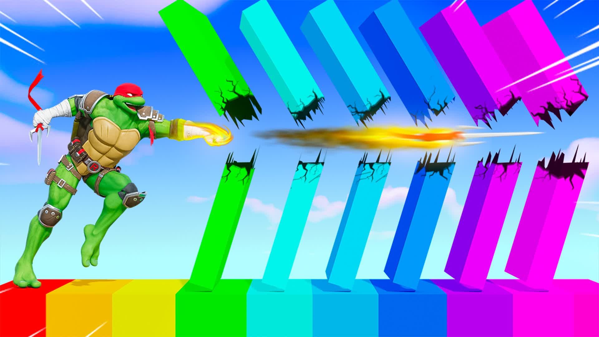 💪+1 Strength Every Second TMNT Edition!