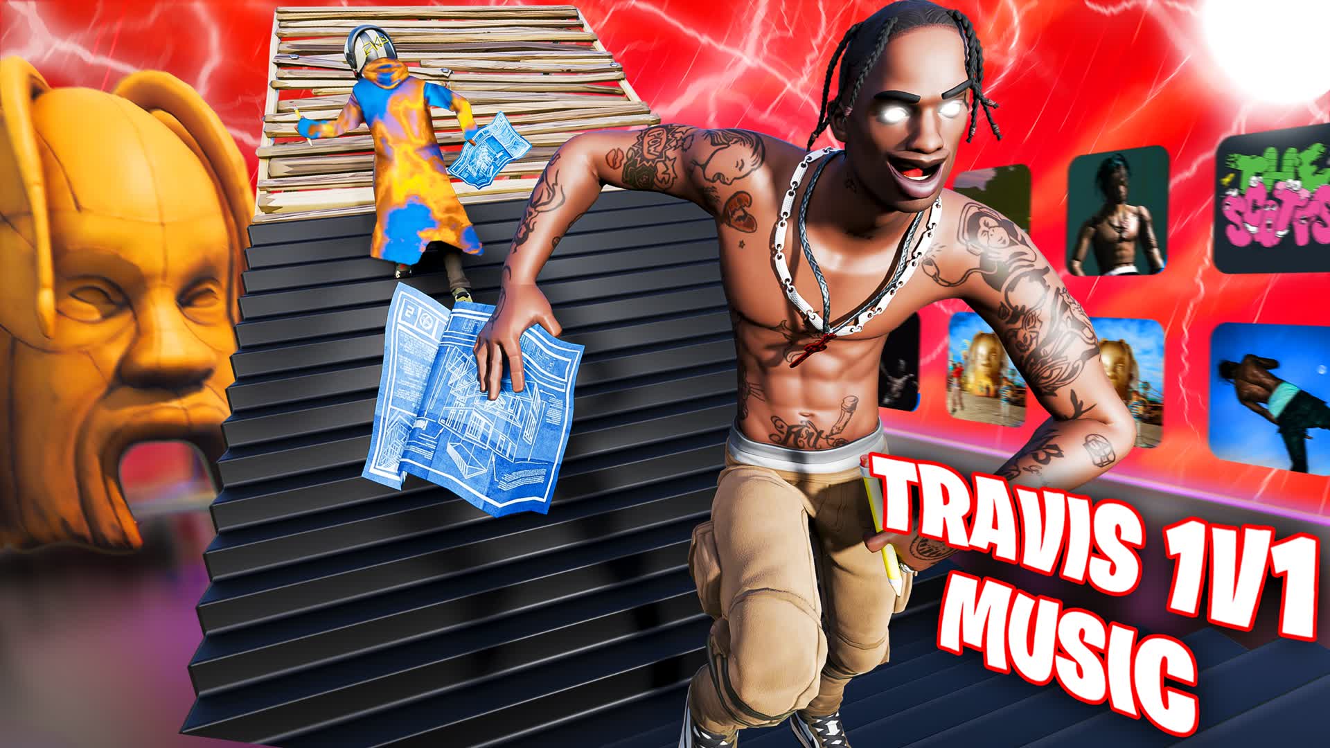 ⭐️ BEST 1V1 TRAVIS SCOTT MUSIC 🏆