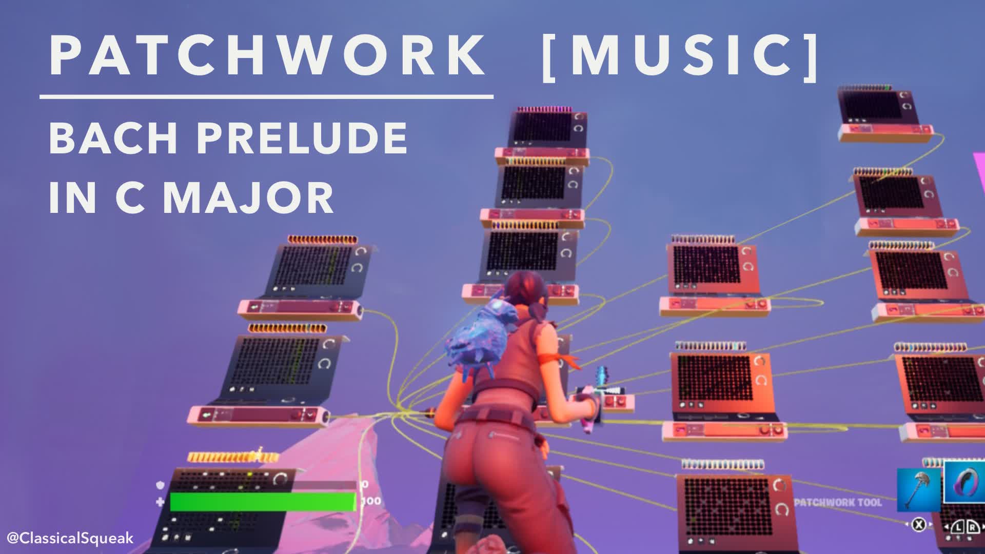 Patchwork Bach Prelude Music Experiment