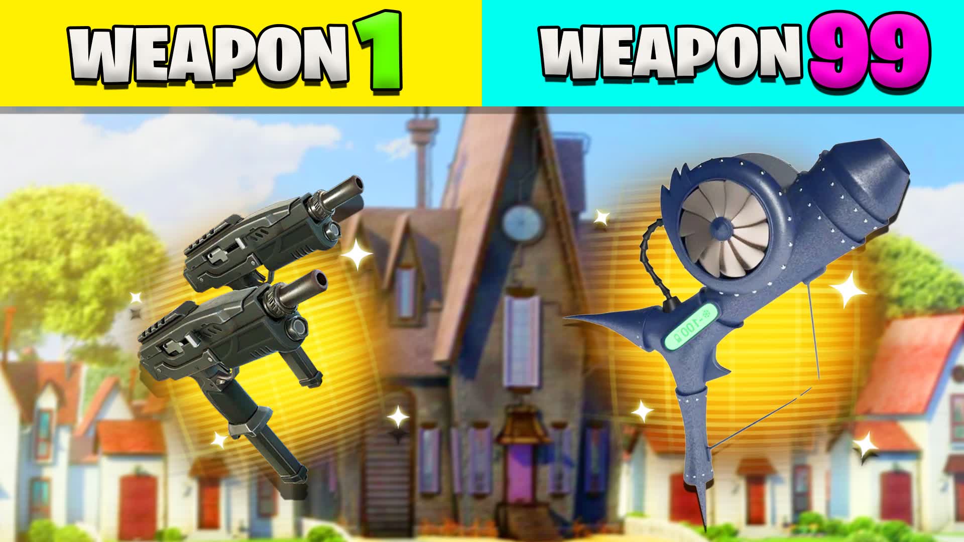 🏠GRU HOUSE GUN GAME 🔫ONE SHOT 🎯