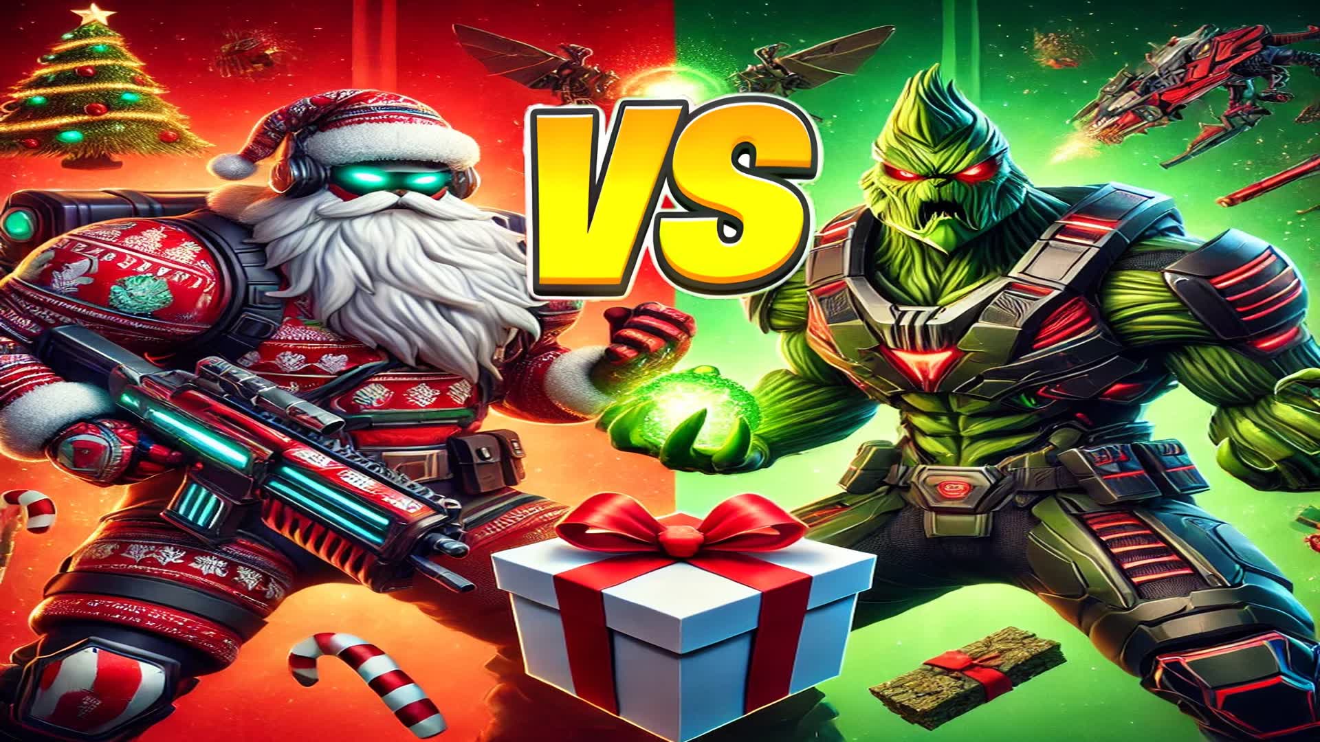 Santa VS Grinch 🎄