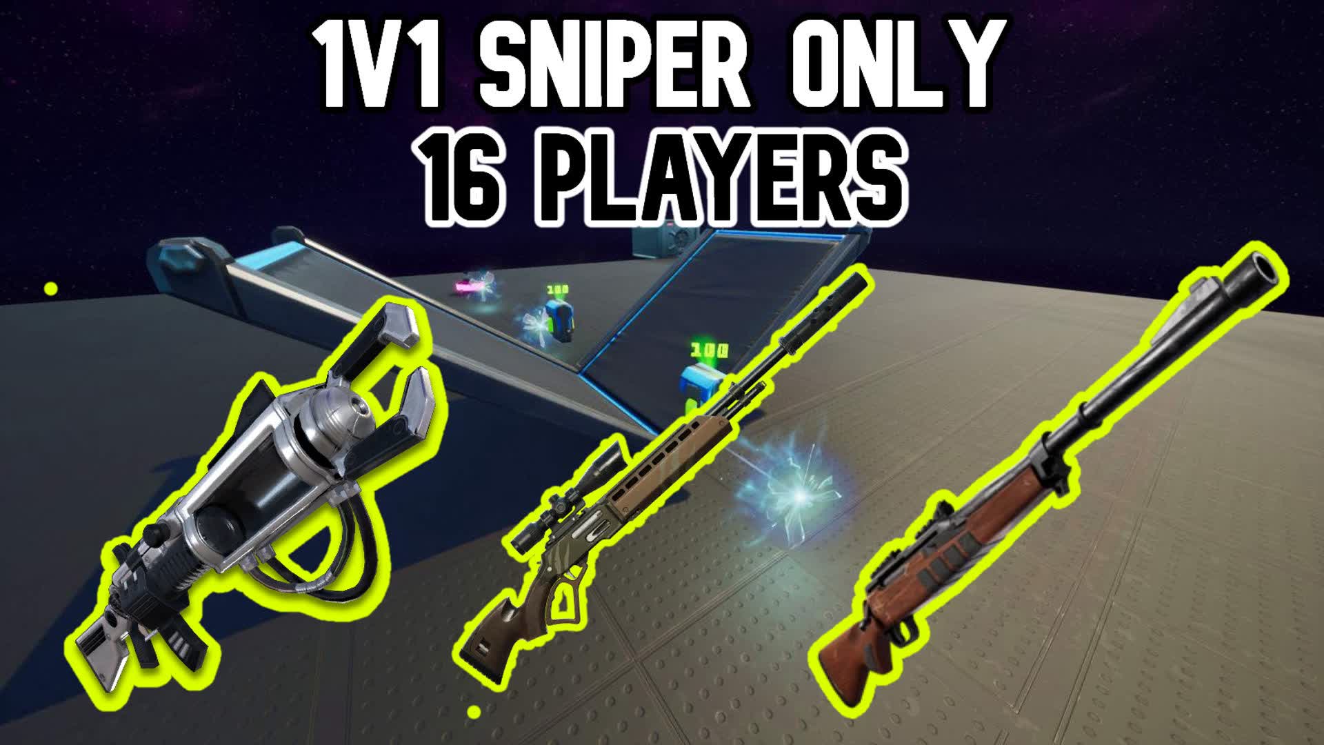 1V1 SNIPER ONLY (16 PLAYERS)🎯