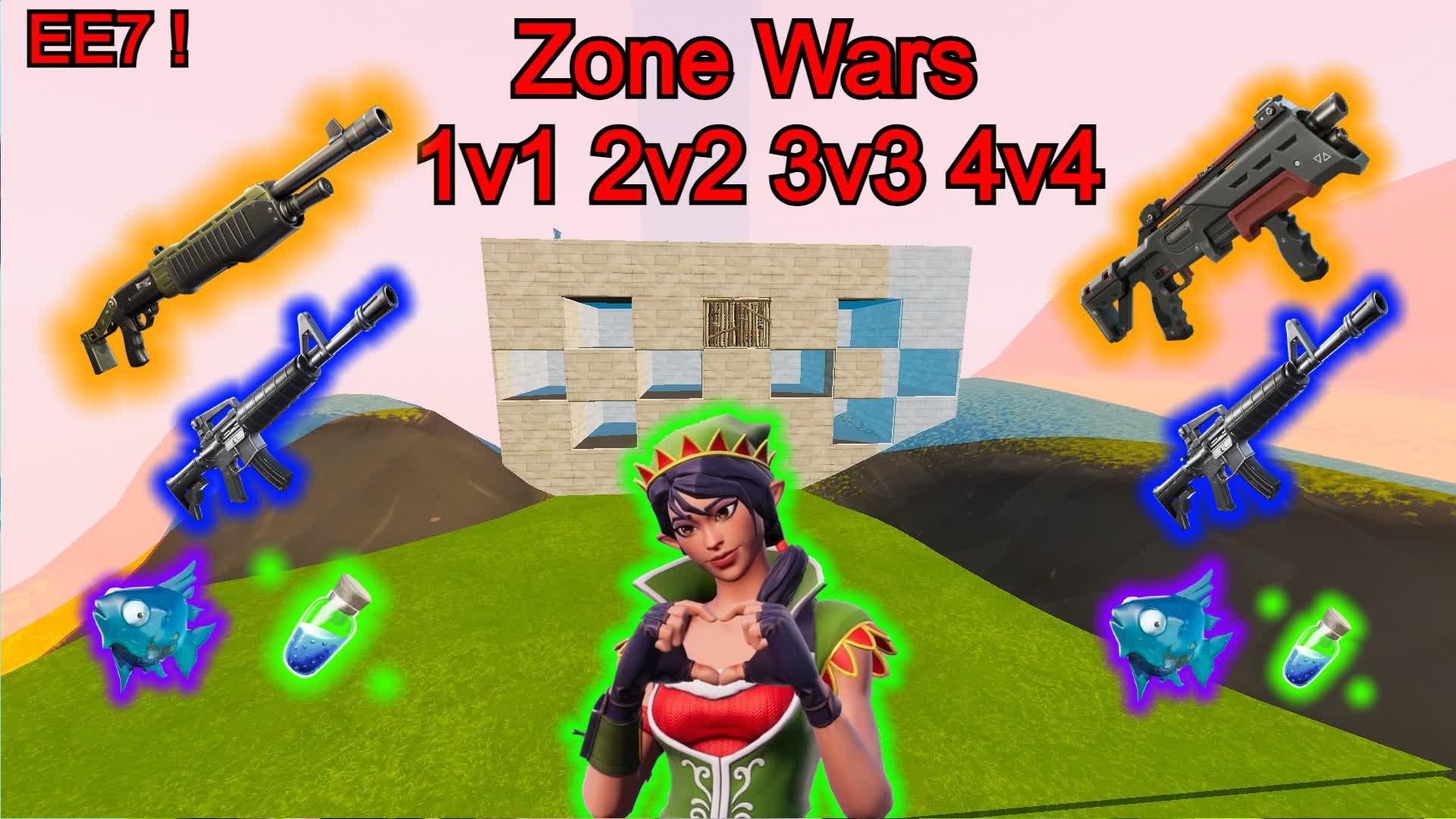 🌩️EE7 Zone Wars 3v3!🌩️