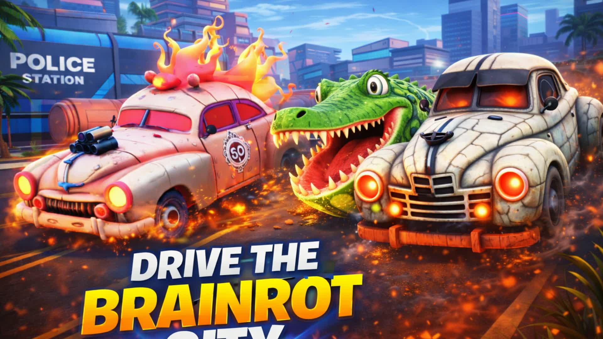 🚗 DRIVE THE BRAINROT CITY 🧠🔥🌱