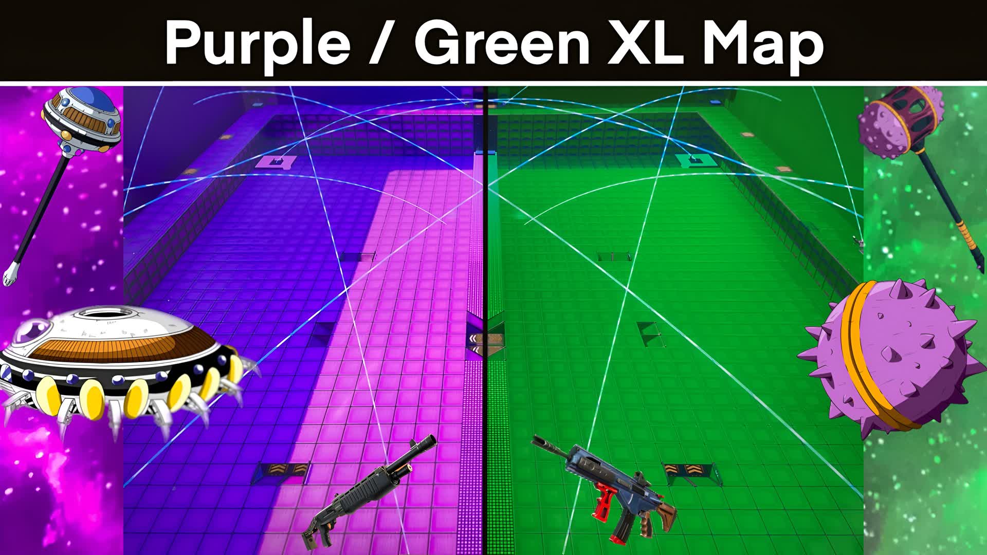 Purple / Green XL Map