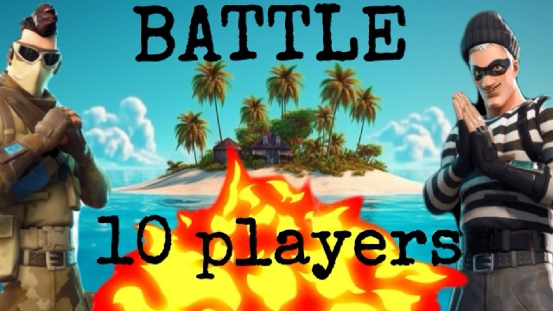BATTLE 10 players 🔥
