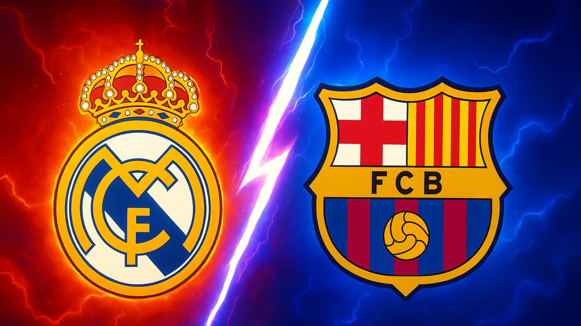 BARCELONA VS REAL MADRID RED VS BLUE🔴🔵