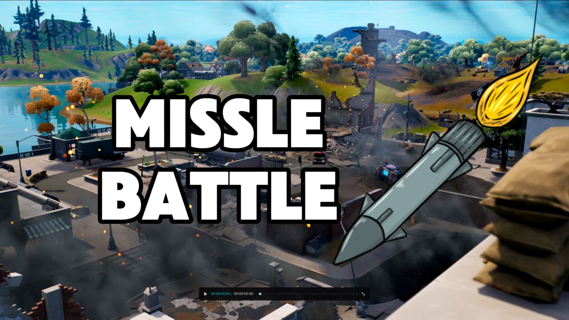 Missile Battle! Red vs Blue