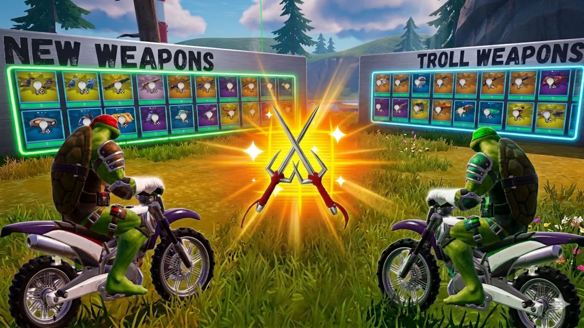 TROLL MEGA RAMP - WEAPONS&CARS