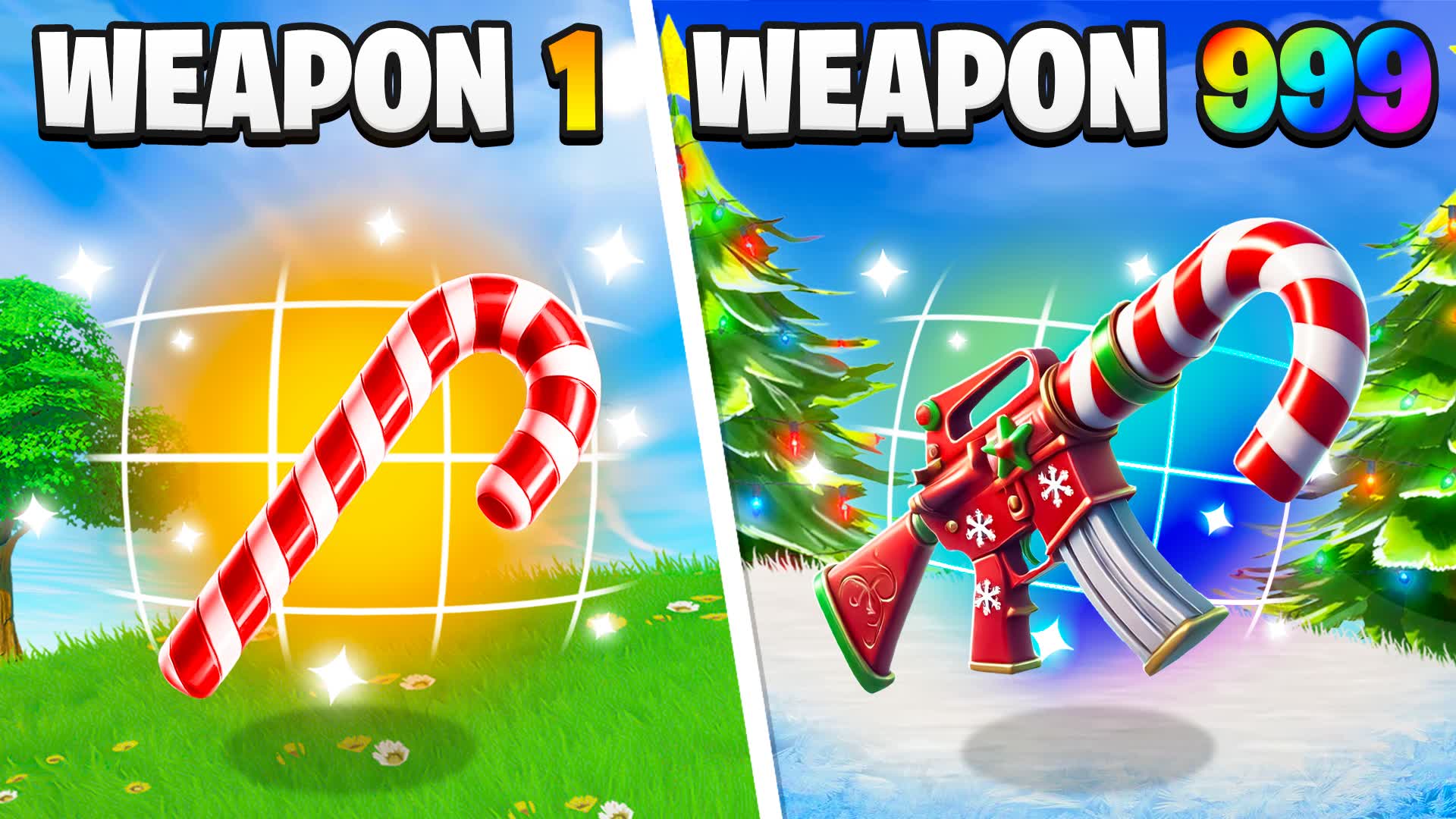 WINTER GUN GAME FIRST PERSON🔫 ONE SHOT