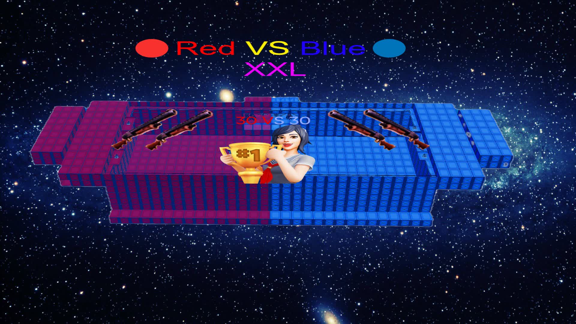 🔴Red VS Blue🔵 XXL 🤯