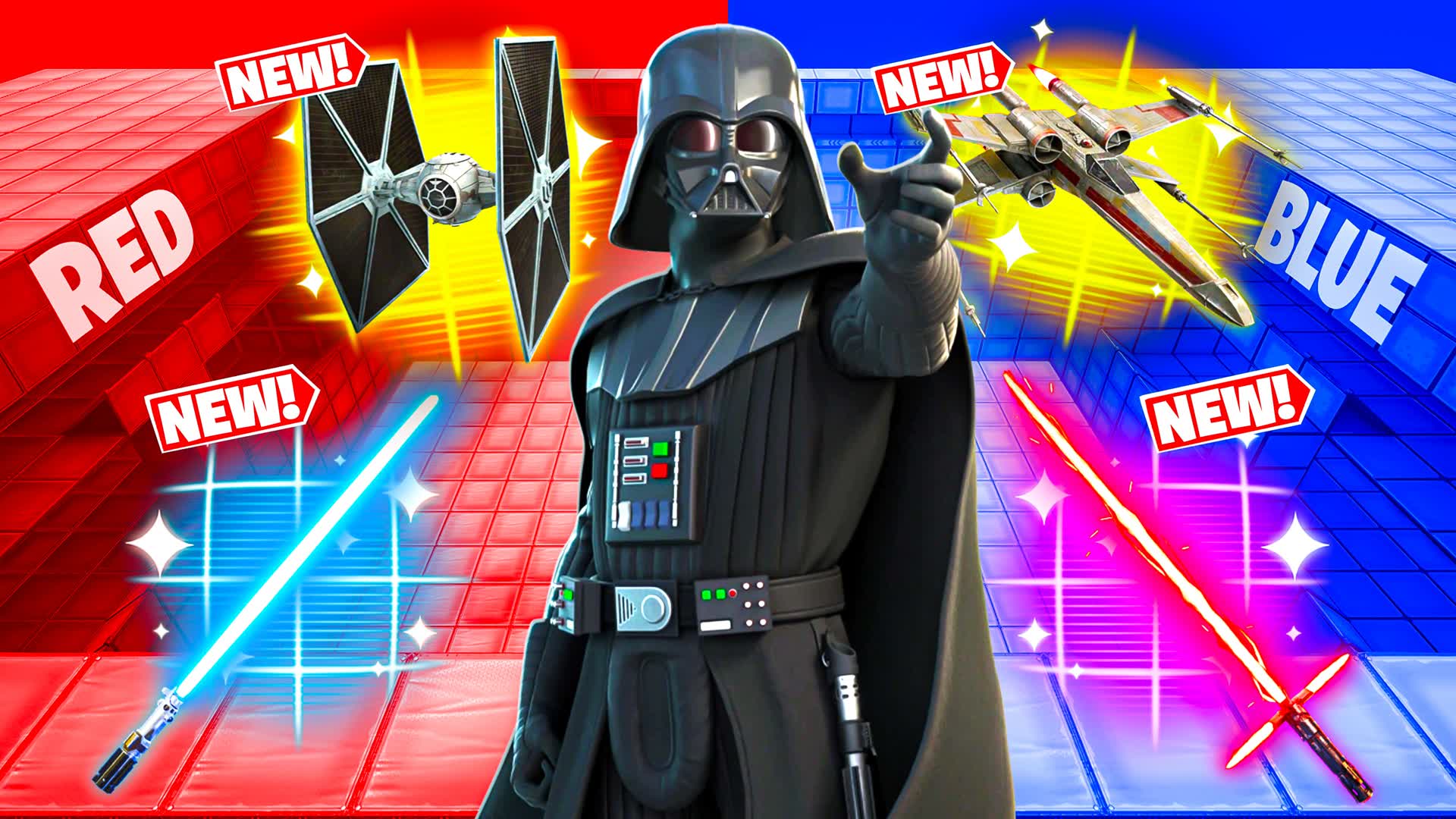 STAR WARS CRAZY RED VS BLUE🔴🔵(NEW)
