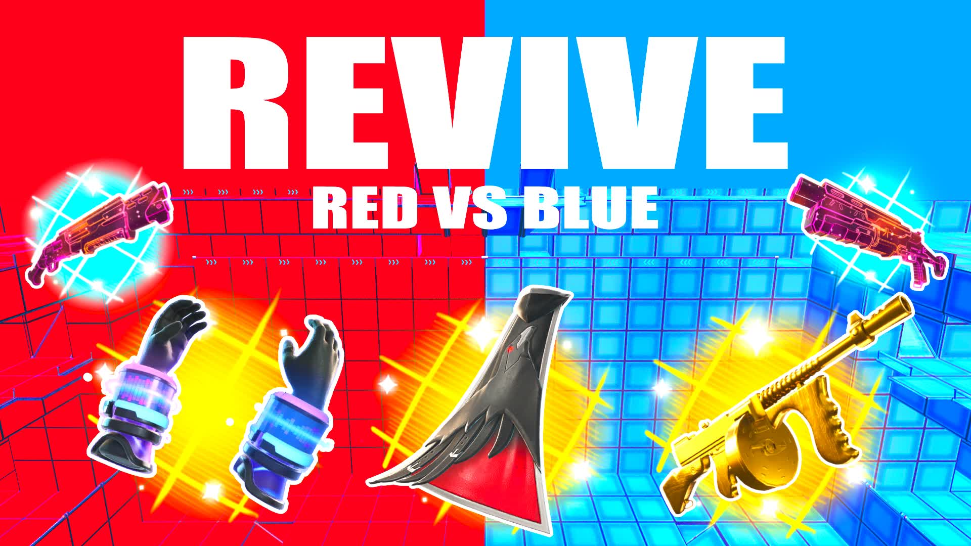 REVIVE RED VS BLUE 🔴🔵