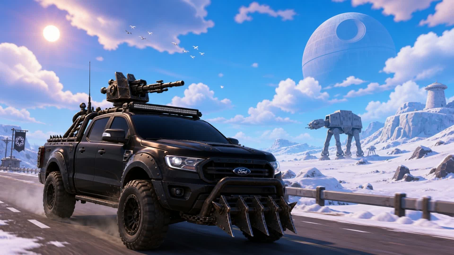 Star Wars: Hoth Drive 🚗 FFA ⭐Zombies 🧟
