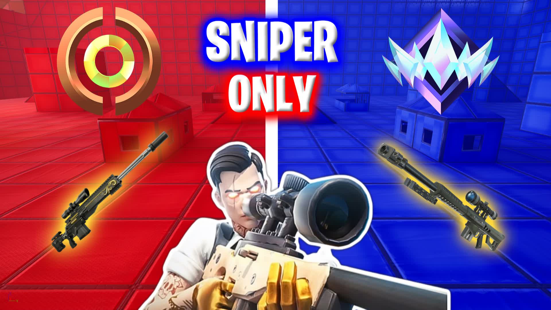 SNIPER ONLY RED VS BLUE RANKED 🔴🔵
