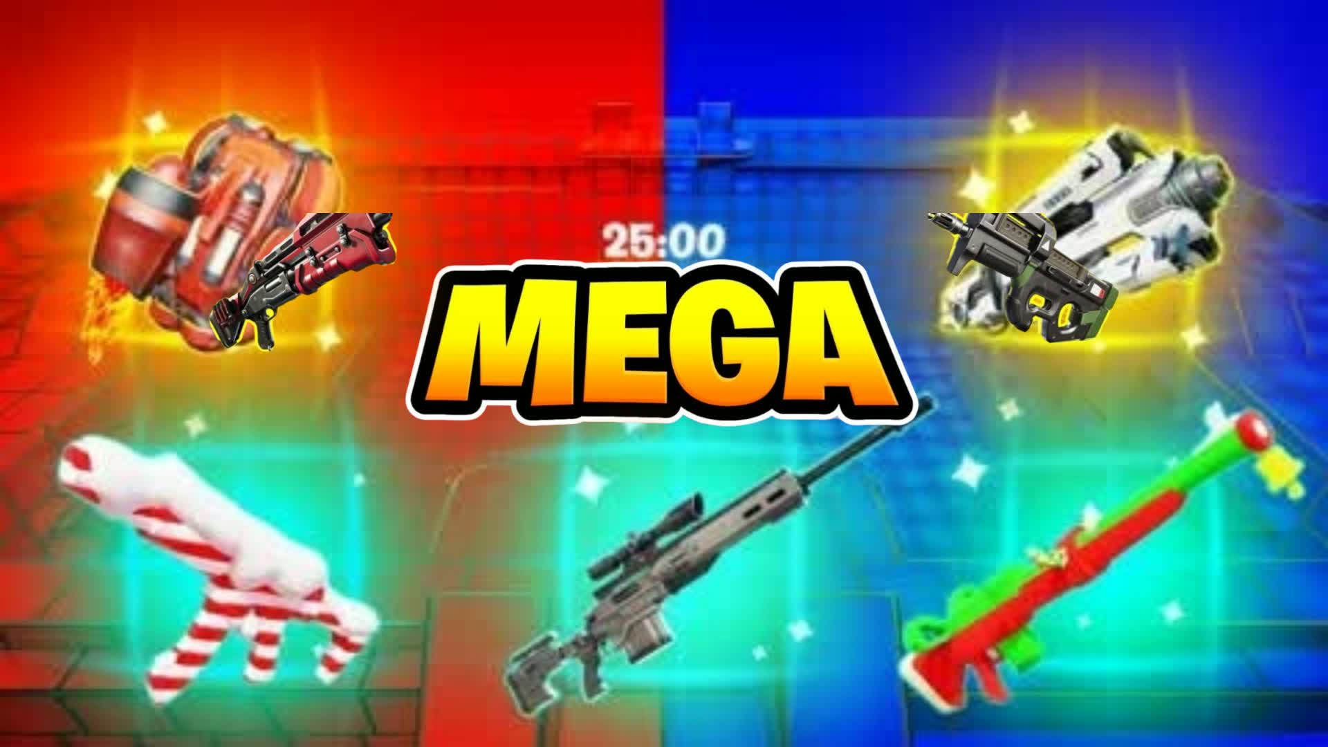 MEGA FREE RED VS BLUE 🔴🔵
