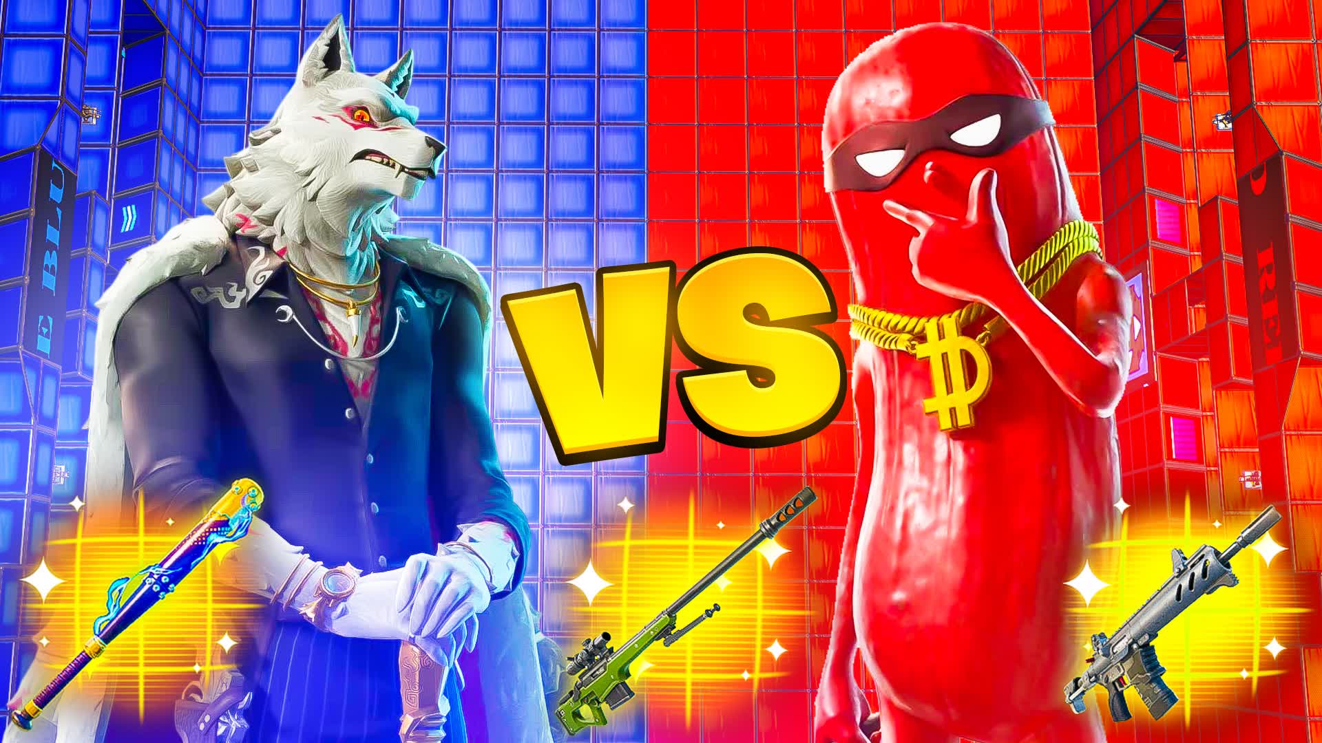 MEGA RED VS BLUE 🔴🔵