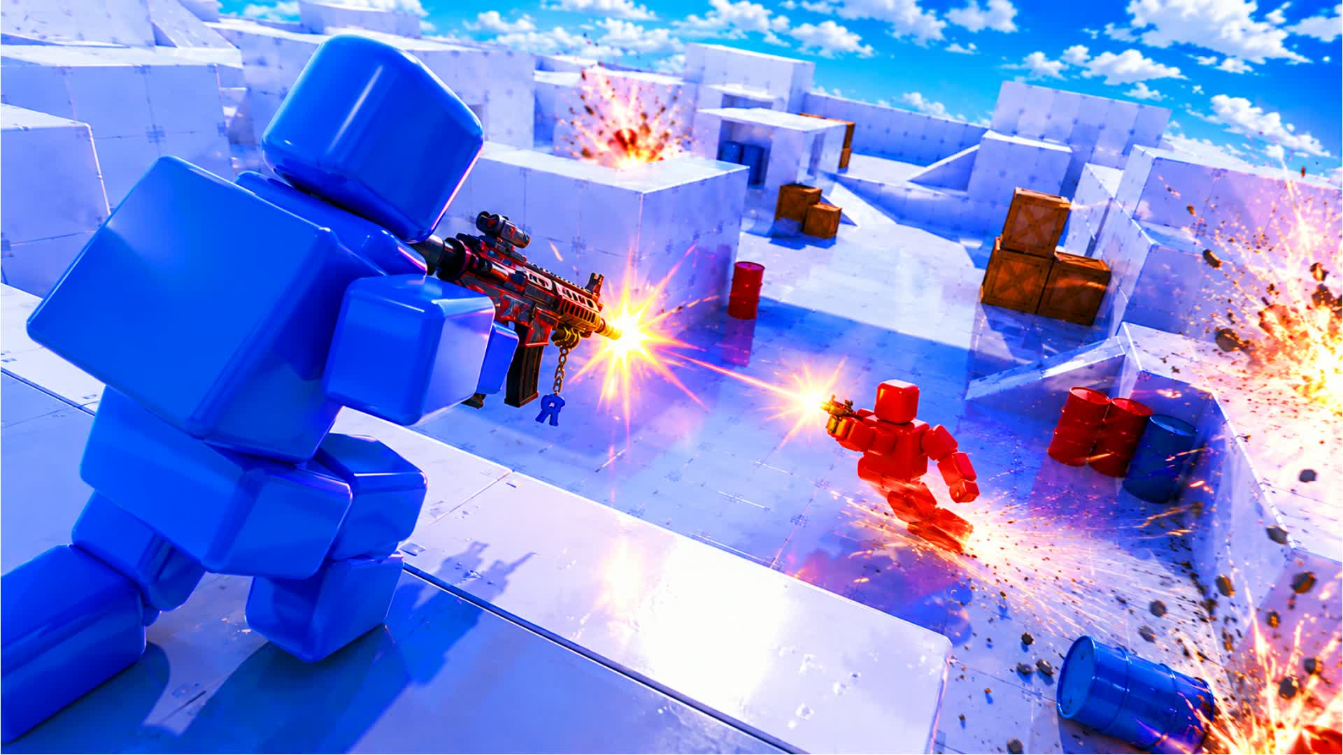 RIVALS RED VS BLU🔴🔵 DEATHMATCH FFA