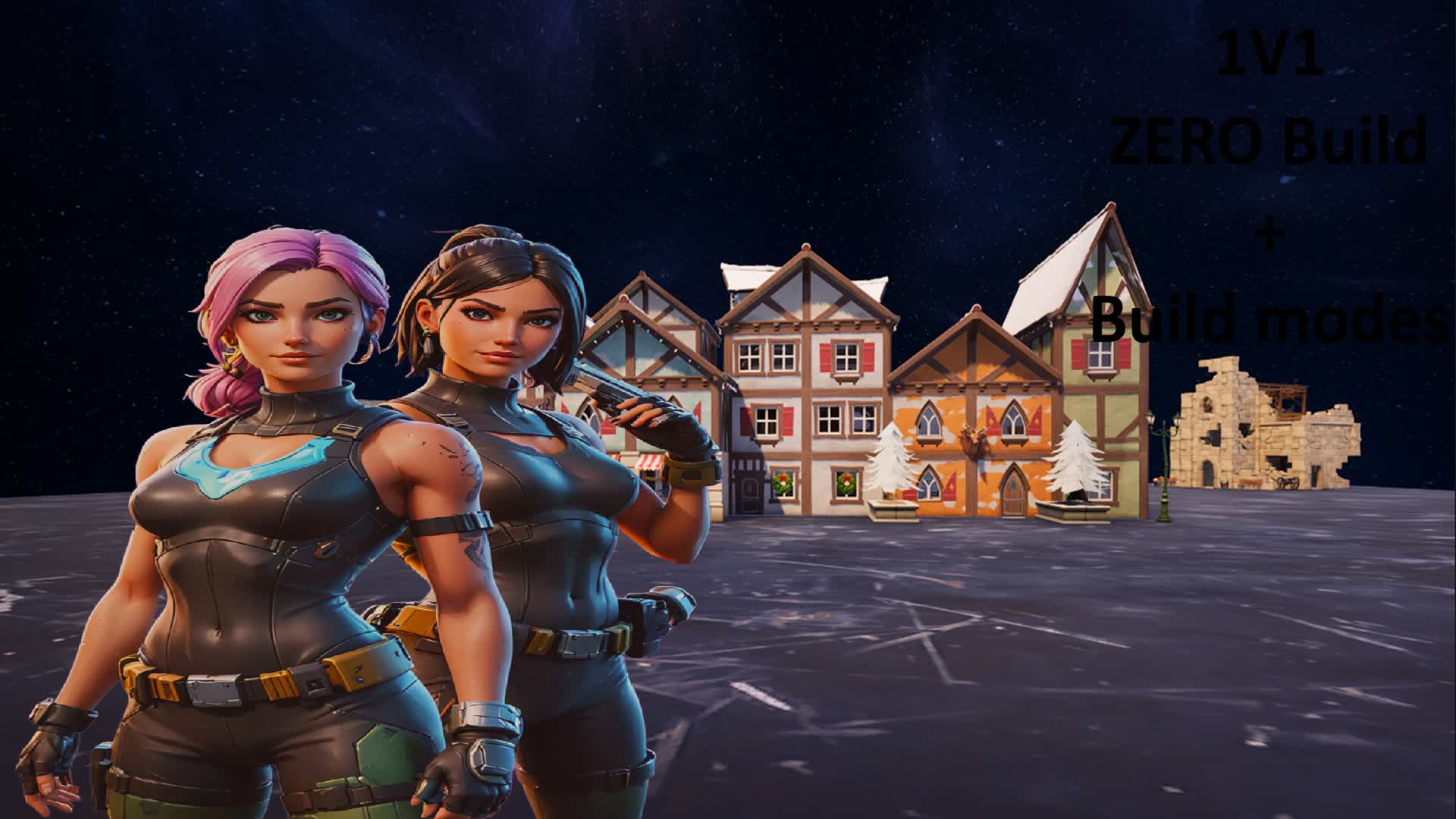 1v1 zero build + build modes