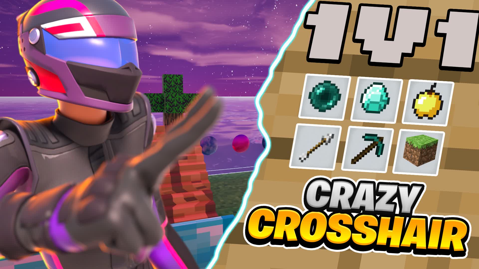 🔫 CRAFTHAIR ARENA | 1v1 MINECRAFT STYLE