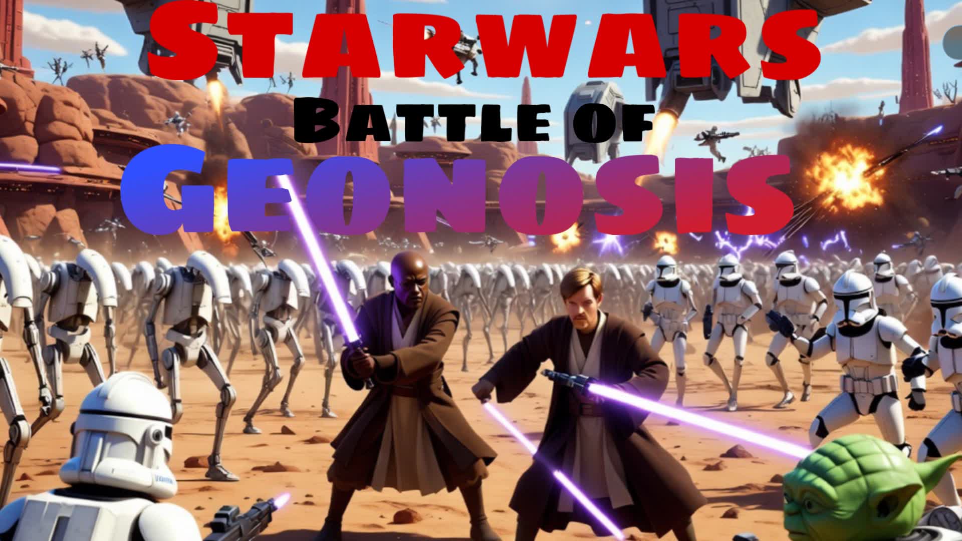Starwars battle of geonosis