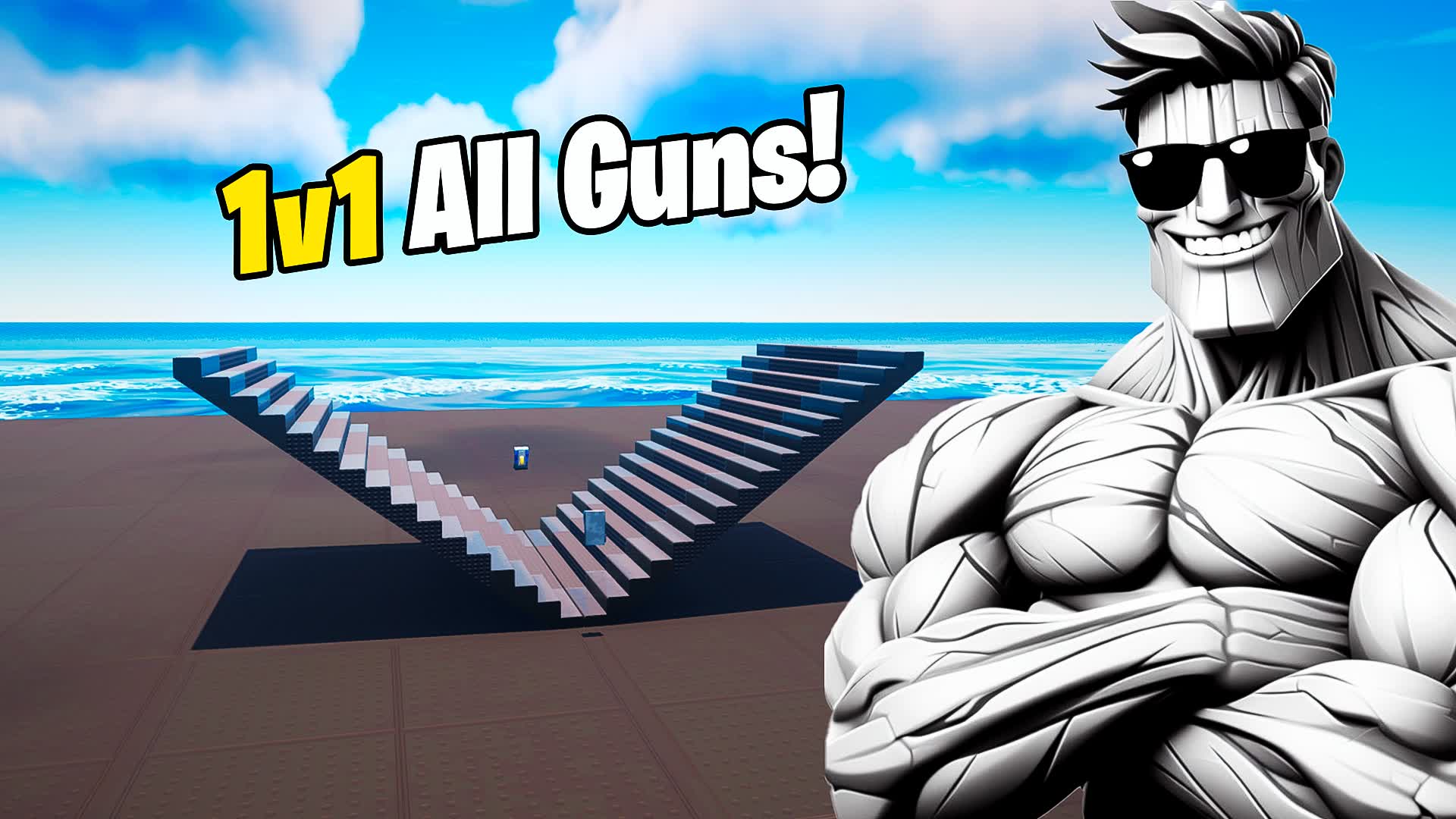 🗿 CHAD 1V1 ALL GUNS!