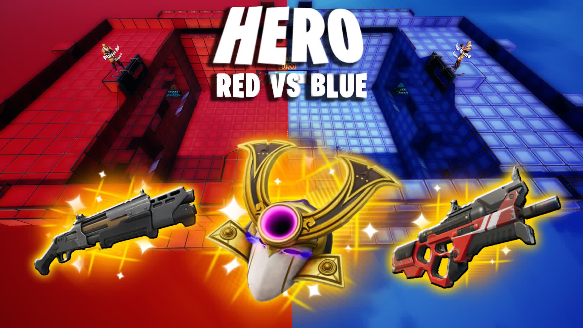 HERO RED VS BLUE 🔴🔵