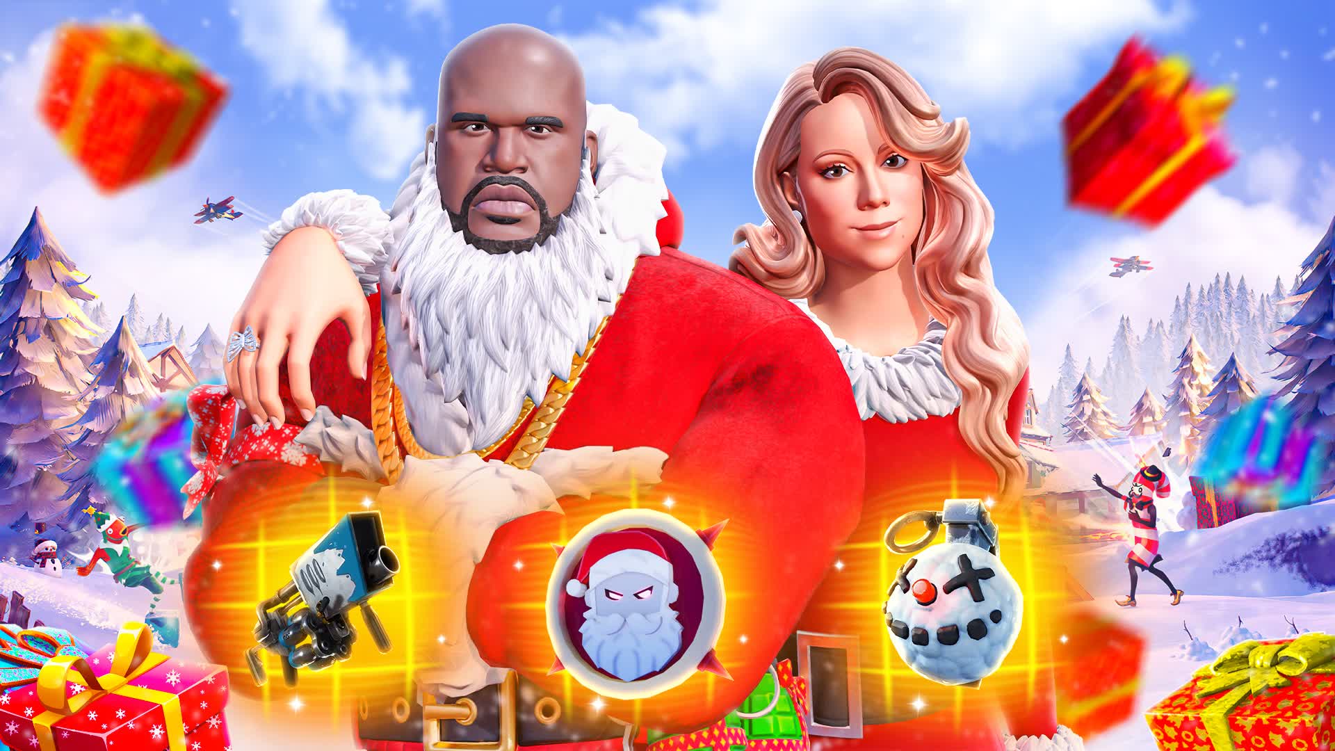 SANTA MEDALLION 1V1 FFA GUN GAME❄️