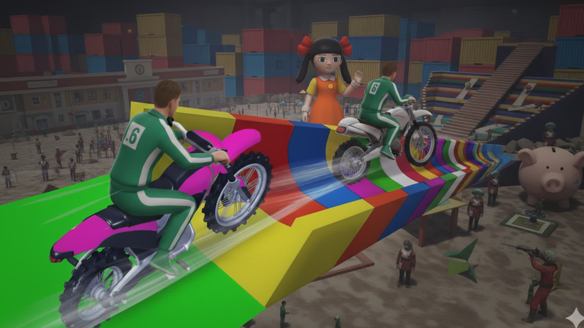CAR GAME WITH SQUID GAME